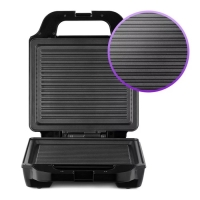 Бутербродница Kitfort КТ-3663, 1400 Вт, антипригарное покрытие, чёрная