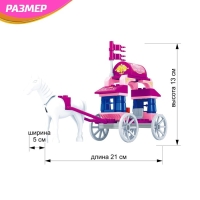 Конструктор «Карета», 57 деталей Конструктор «Карета», 57 деталей