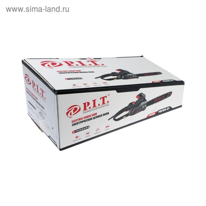 Пила цепная P.I.T. PKE405-D1, электрическая, 1600 Вт, 16", шаг 3/8", паз 1.3 мм, 59 звеньев