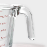 Кувшин мерный из жаропрочного стекла Доляна, 1 л, 20,5&times;16&times;11 см