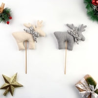 Новый год! Интерьерное украшение &laquo;Олень&raquo;, цвета МИКС