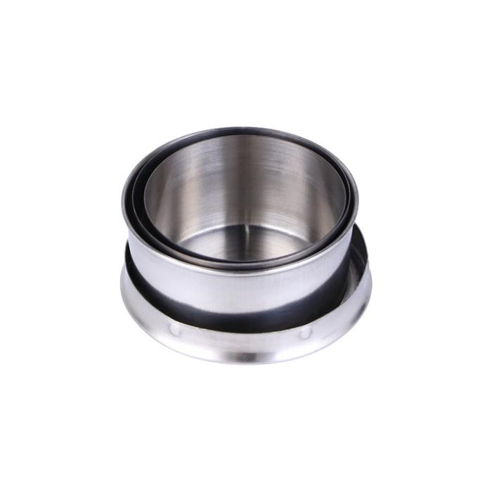 Подарочный набор 5 в 1 "Ромбы": фляжка 270 мл + воронка, 2 рюмки, стакан складной d=5 см