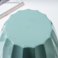 Кашпо для цветов со вставкой &laquo;Флюте&raquo;, 3 л, цвет нефрит