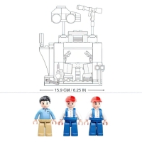 Конструктор Город &laquo;Конвейерная автомойка&raquo;, 323 детали