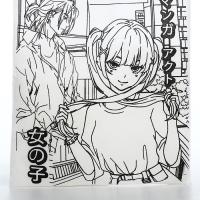 Шопер под раскраску "Девочка аниме", 35х40 см, спанбонд Шопер под раскраску "Девочка аниме", 35х40 см, спанбонд