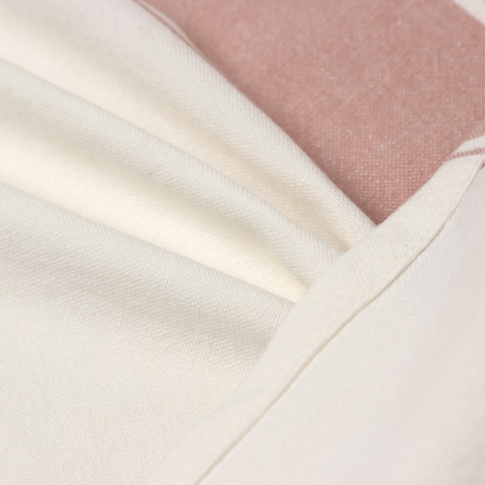 Новый год. Полотенце Этель "Полосы", цв. розовый, 38х63 см, 100% хл