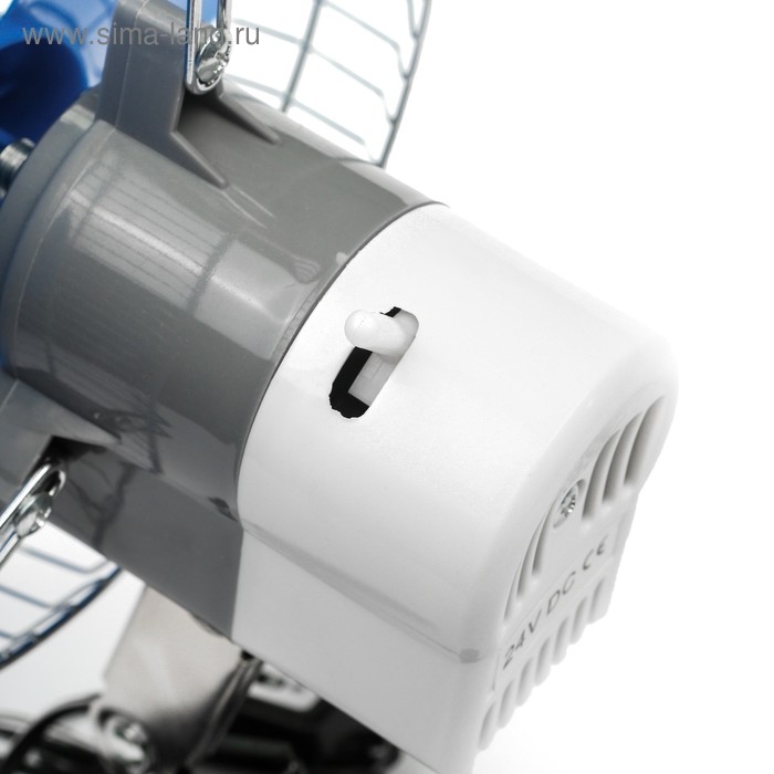 Вентилятор автомобильный AVS Comfort 8048C, 24 В 8", металл, серебристый