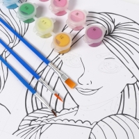 Картина по номерам на подрамнике, 30х40 см, Принцессы