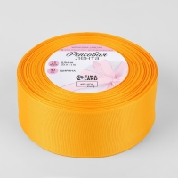 Лента репсовая, 40 мм, 23 &plusmn; 1 м, цвет жёлтый №85