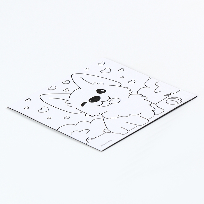 Магнит-раскраска «Корги», 10 × 10 см Магнит-раскраска «Корги», 10 × 10 см