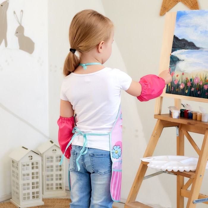 Фартук с нарукавниками детский "Paris", Коты аристократы, 49х39 см