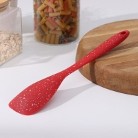 Лопатка Доляна &laquo;Гранат&raquo;, силикон, 28 см, цвет красный