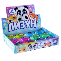 Лизун - слайм &laquo;Зверюшки&raquo;, твёрдый, цвета МИКС