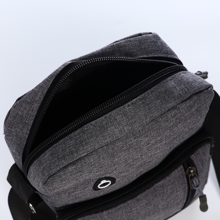 Сумка мужская, цвет серый