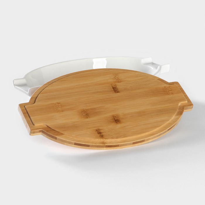 Форма для выпечки из жаропрочной керамики BellaTenero, 1,2 л, 28,4×16,3×6,2 см, цвет белый Форма для выпечки из жаропрочной керамики BellaTenero, 1,2 л, 28,4×16,3×6,2 см, цвет белый