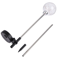 Садовый светильник на солнечной батарее &laquo;Шар&raquo;, 70 см, 20 LED, свечение белое