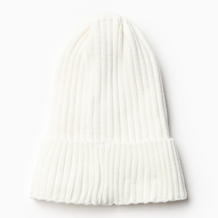 Шапка детская, цвет молочный, размер 48-54 Шапка детская, цвет молочный, размер 48-54