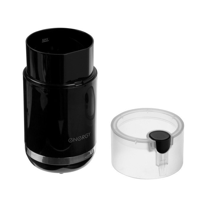 Кофемолка Energy EN-114, электрическая, ножевая, 150 Вт, 70 г, чёрная Кофемолка Energy EN-114, электрическая, ножевая, 150 Вт, 70 г, чёрная