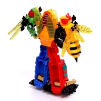 Набор инерционных роботов &laquo;Команда насекомых&raquo;, трансформируются, собираются в одного робота