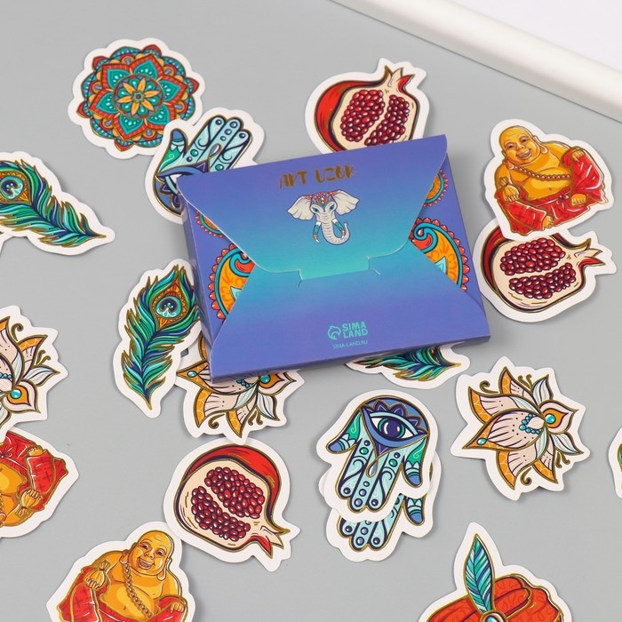 Наклейки для творчества Наклейки для творчества "Восток" тиснение золото набор 48 шт 9х7х0,8 см