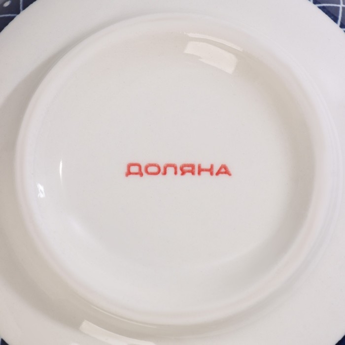 Салатник керамический Доляна &laquo;Бодом&raquo;, 340 мл, d=12 см, цвет синий