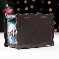 Шкатулка "С символом года", средняя, 14х11х7см Шкатулка "С символом года", средняя, 14х11х7см