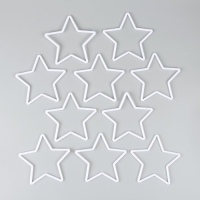 Основадля изготовления ловца снов &laquo;Звезда&raquo;, набор 10 шт., размер 1 шт. &mdash; 15 &times; 15 &times; 0,53 см