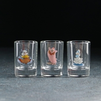 Набор &laquo;Приколы&raquo;, 7 предметов: 6 стопок 50 мл, пепельница