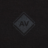 Поло мужское с длинным рукавом, цвет чёрный, размер 48