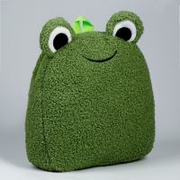 Рюкзак детский для девочки &laquo;Лягушка&raquo;, плюшевый