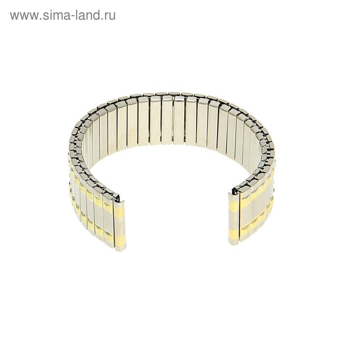 Ремешок для часов Ремешок для часов "Соломон", 18 мм, металл, l-15.5 см, рифленый