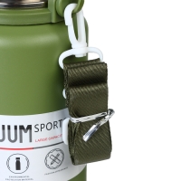 Термос, 1.1 л, Тропа "Мастер К", с кружкой, сохраняет тепло до 12 ч , зеленый Термос, 1.1 л, Тропа "Мастер К", с кружкой, сохраняет тепло до 12 ч , зеленый