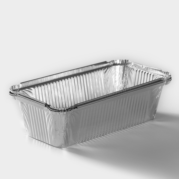 Набор форм из фольги для выпечки и запекания Доляна, 900 мл, 21,3&times;11&times;6,3 см, 3 шт