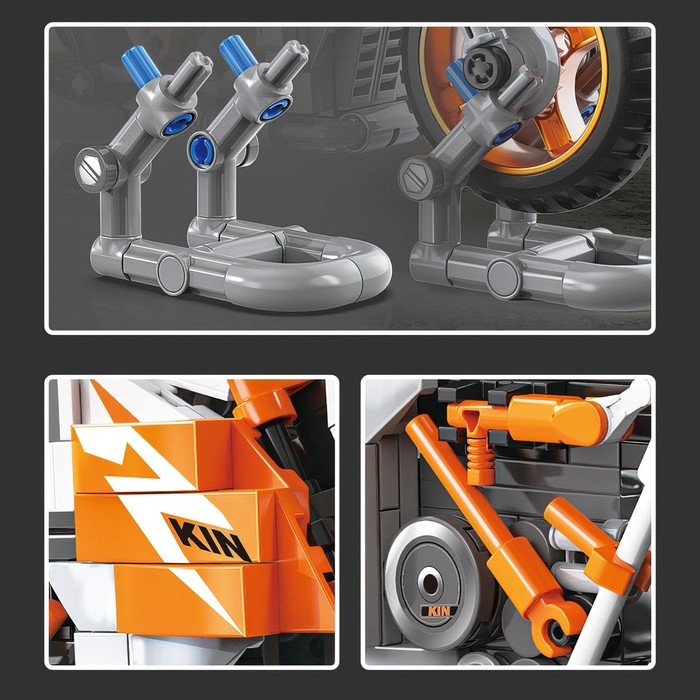 Конструктор Мото &laquo;Спортивный мотоцикл&raquo;, 266 деталей