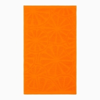 Полотенце махровое Апельсины 30х50см, оранжевый, 400г/м, хл100%
