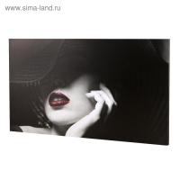 Картина на холсте "Дама в шляпе" 60*100 см Картина на холсте "Дама в шляпе" 60*100 см