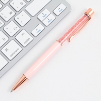 Ручка с шейкером &laquo;Учителю: Учитель&raquo;, синяя паста, металл, 1 мм