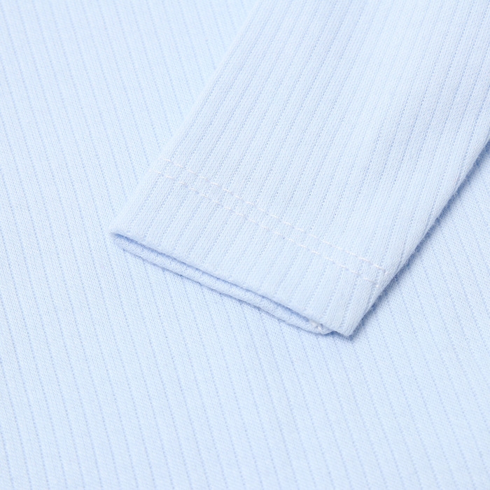 Боди детский, цвет голубой, рост 68 см