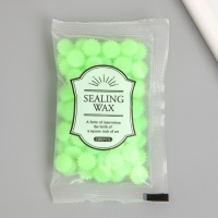 Сургуч в гранулах светящийся "Цветочки зелёные" 100 капсул Сургуч в гранулах светящийся "Цветочки зелёные" 100 капсул