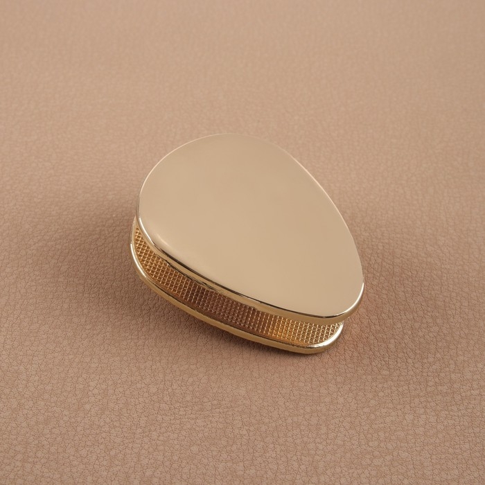 Застёжка для сумки, 4,8 &times; 3,5 см, цвет золотой