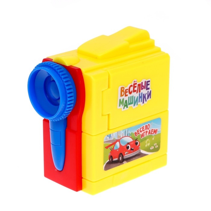 Проектор «Весёлые машинки», 3 слайда, 24 картинки, цвета МИКС Проектор «Весёлые машинки», 3 слайда, 24 картинки, цвета МИКС
