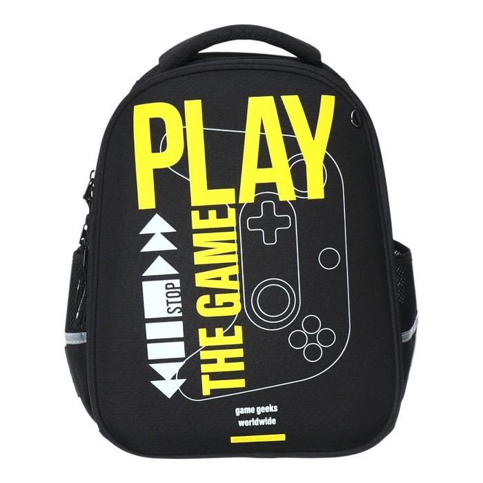 Рюкзак каркасный, 38 х 30 х 20 см, Bruno Visconti 12-001 "PLAY THE GAME NOW"