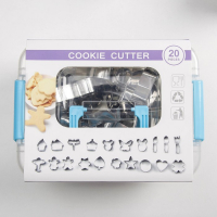 Набор форм для печенья «Лето», 20 шт, цвет серебристый Набор форм для печенья «Лето», 20 шт, цвет серебристый