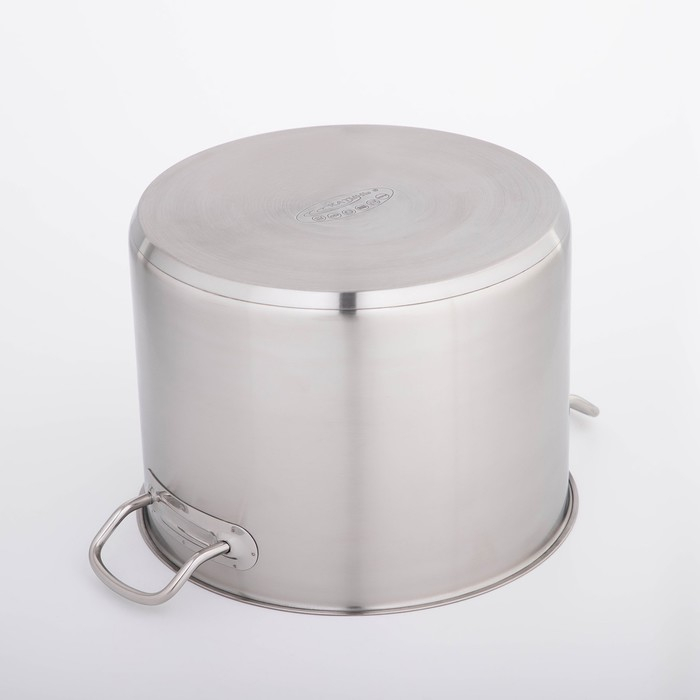 Кастрюля «Общепит», 13 л, d=28 см, h=21 см, капсульное дно, индукция Кастрюля «Общепит», 13 л, d=28 см, h=21 см, капсульное дно, индукция