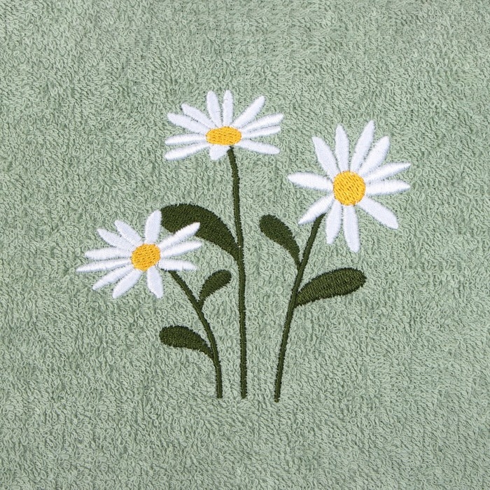 Полотенце махровое Этель Полотенце махровое Этель "Ромашки" 35х50 см, 100% хлопок, 350 г/м2
