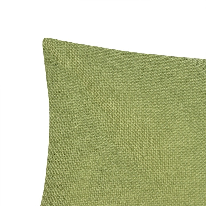 Наволочка декоративная Наволочка декоративная "Этель" рогожка 45*45 см фисташка 100% п/э