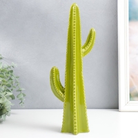 Сувенир керамика "Кактус Цереус" зелёный 6,3х12,5х34,5 см
