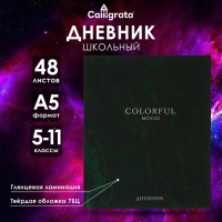 Дневник для 5-11 классов, Colorful Mood, твердая обложка 7БЦ, глянцевая ламинация, 48 листов Дневник для 5-11 классов, Colorful Mood, твердая обложка 7БЦ, глянцевая ламинация, 48 листов