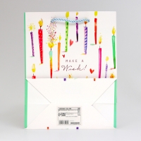 Пакет ламинированный «Cвечки», MS 18 × 23 × 10 см Пакет ламинированный «Cвечки», MS 18 × 23 × 10 см