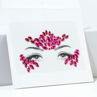 Стразы для лица &laquo;Розовые мечты&raquo;, цвет розовый, BEAUTY FOX